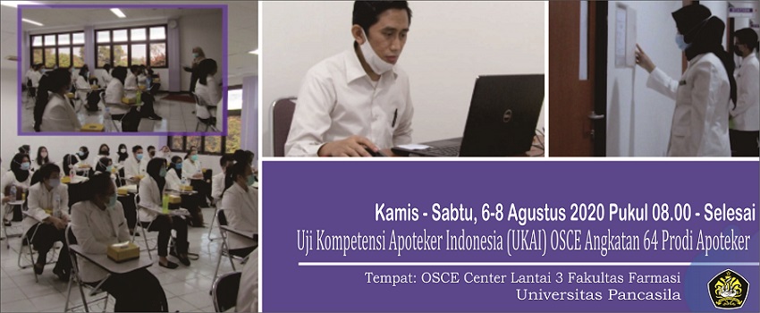 Uji Kompetensi Apoteker Indonesia (UKAI) OSCE Beradaptasi Dengan Kenormalan Baru