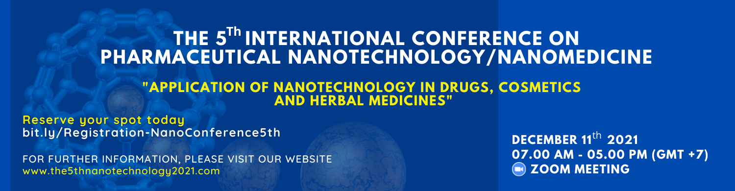 Konferensi Internasional ke-5 Tentang Nanoteknologi Farmasi / Nanomedicine