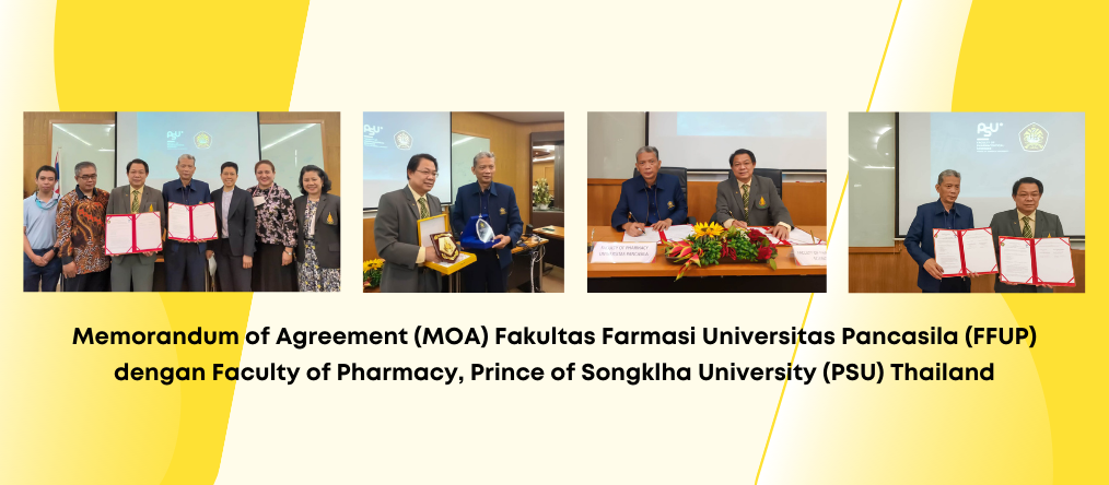 FFUP Perkuat Kerjasama dengan Faculty of Pharmacy Prince of Songklha University