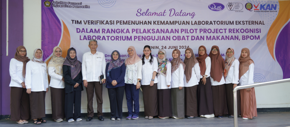 QLab FFUP terpilih sebagai Pilot Project Rekognisi Laboratorium Pengujian Obat dan Makanan (BPOM)