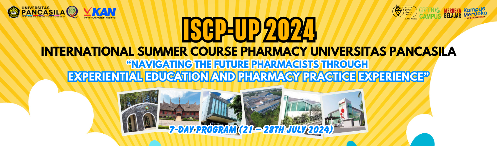 Opening International Summer Course Pharmacy (ISCP) 2024 : Kegiatan FFUP Diikuti Mahasiswa Berbagai Negara