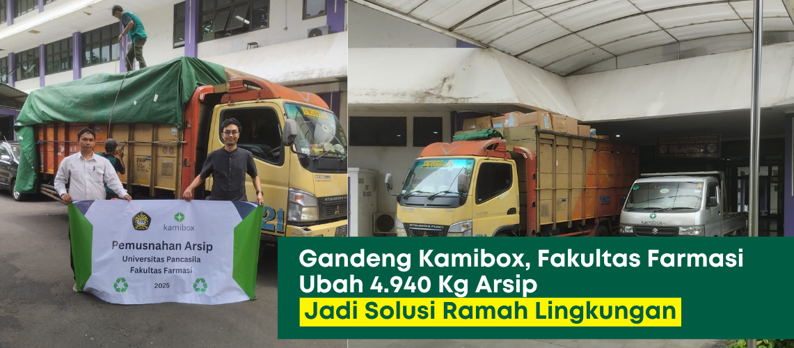 FFUP-Kamibox Bersinergi! 4.940 Kg Arsip Lama Beralih ke Daur Ulang