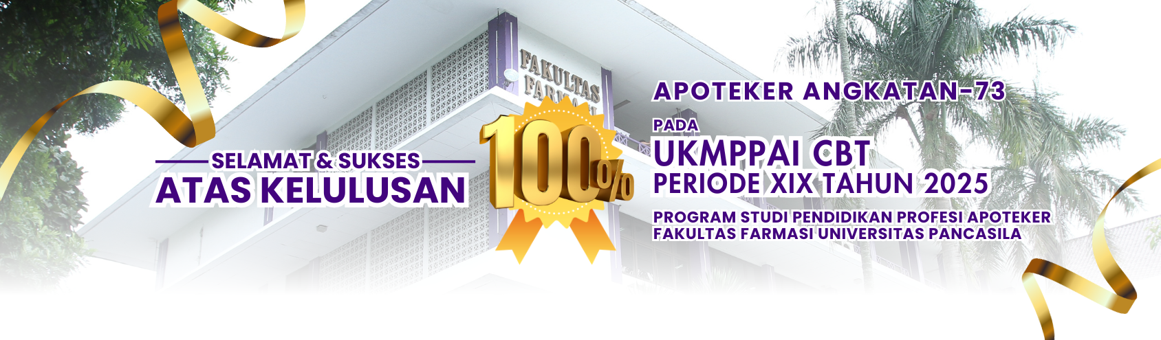 Yudisium Daring Program Studi Magister Ilmu Kefarmasian (S2)