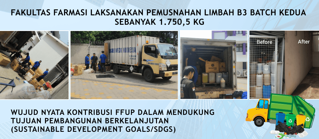 Fakultas Farmasi Laksanakan Pemusnahan Limbah B3 Batch Kedua Sebanyak 1.750,5 kg