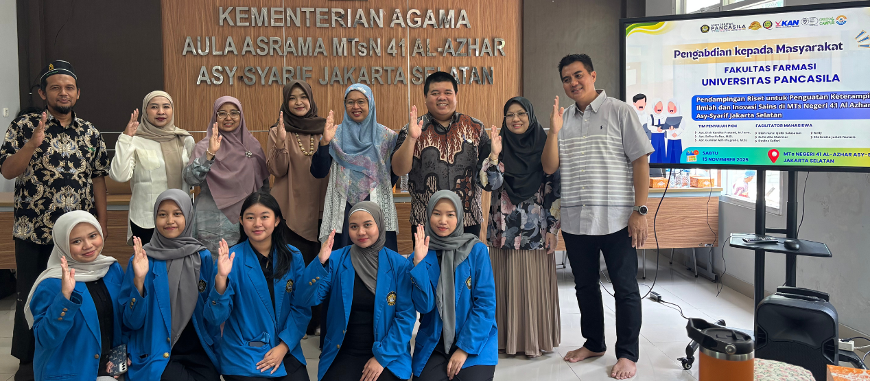 FFUP Gelar PKM untuk Perkuat Keterampilan Riset dan Inovasi Sains di MTsN 41 Al Azhar Asy-Syarif Jakarta Selatan