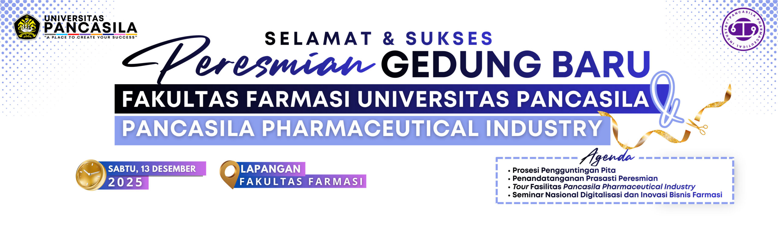 Fakultas Farmasi Universitas Pancasila Resmikan Gedung Baru dengan Fasilitas Produksi Obat Bahan Alam