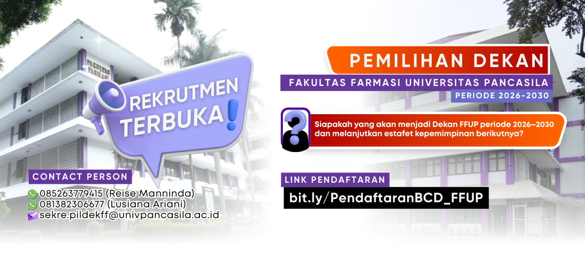 Penjaringan Bakal Calon Dekan FFUP Periode 2026 - 2030