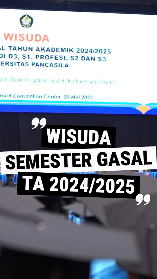Selamat Wisuda! Wisuda bukanlah akhir dari perjalanan, melainkan awal dari babak baru yang penuh tantangan dan peluang. Dunia menanti kontribusi kalian. Jadilah insan yang membawa perubahan, menjaga integritas, dan selalu menjunjung tinggi nilai-nilai luhur Pancasila.

#Wisuda2025 #TerimaKasihDiriSendiri #GraduationJourney #ffup