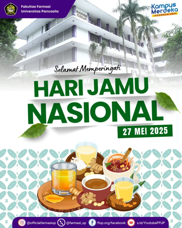 Ngopi boleh, tapi jangan lupa ngjamu juga! 

Hari ini kita rayakan Hari Jamu Nasional. Mari lestarikan warisan leluhur melalui jamu, kekayaan tradisional Indonesia yang sarat manfaat untuk kesehatan. Bangga dengan budaya, sehat dengan alam.

Yuk, sehat alami ala Indonesia! 

#HariJamuNasional #JamuWarisanNusantara
#SehatAlami